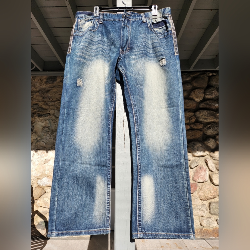 Monarchy men's jeans 40w 33l